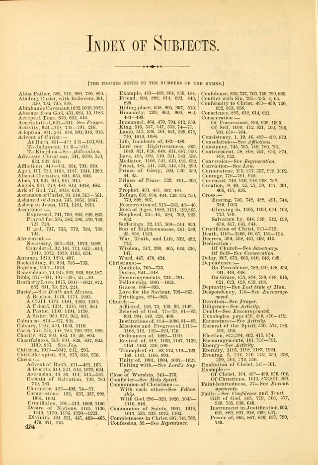 Psalms and Hymns and Spiritual Songs: a manual of worship for the church of Christ page 494