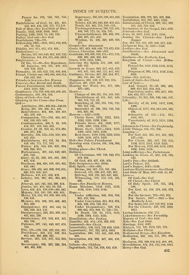 Psalms and Hymns and Spiritual Songs: a manual of worship for the church of Christ page 495