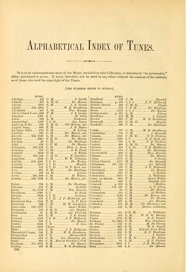 Psalms and Hymns and Spiritual Songs: a manual of worship for the church of Christ page 500