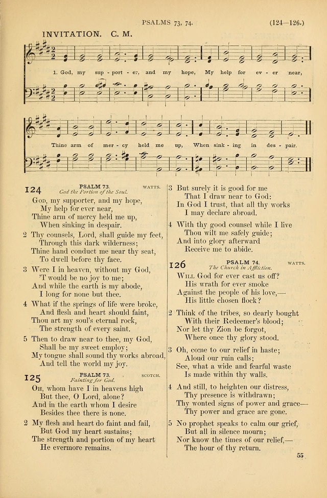 Psalms and Hymns and Spiritual Songs: a manual of worship for the church of Christ page 55