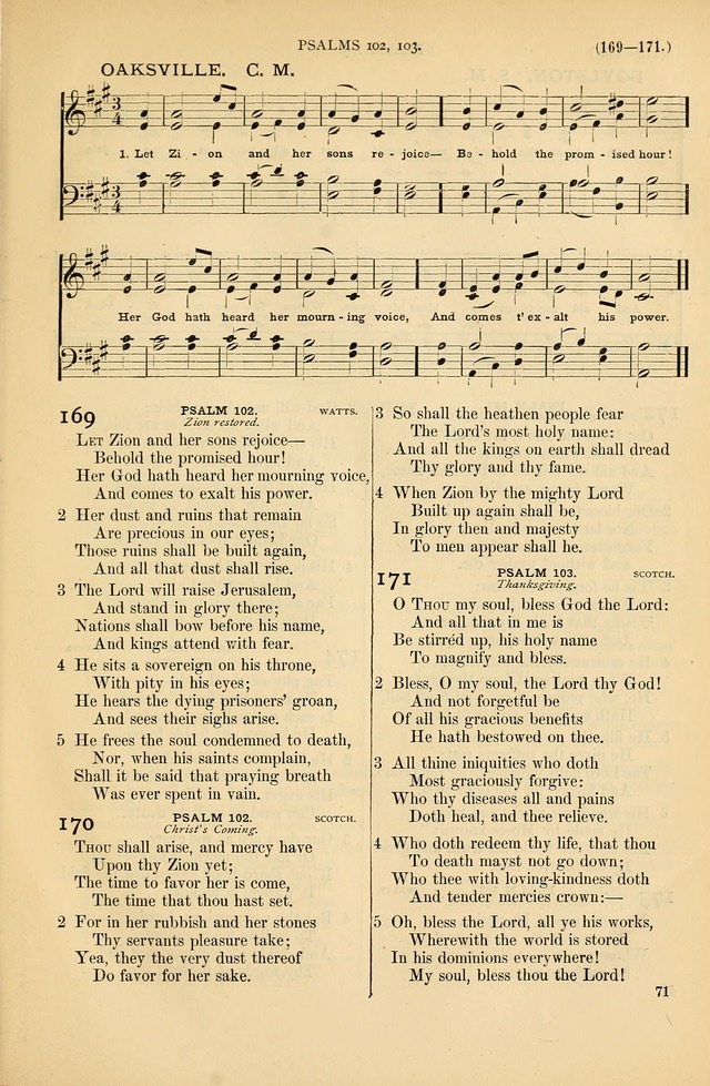 Psalms and Hymns and Spiritual Songs: a manual of worship for the church of Christ page 71