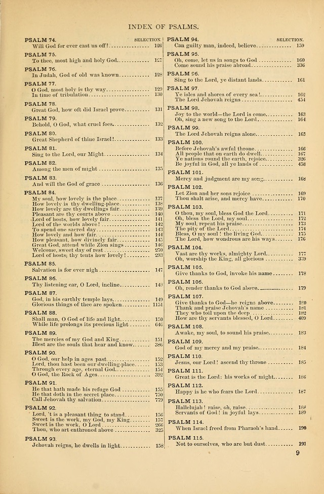 Psalms and Hymns and Spiritual Songs: a manual of worship for the church of Christ page 9