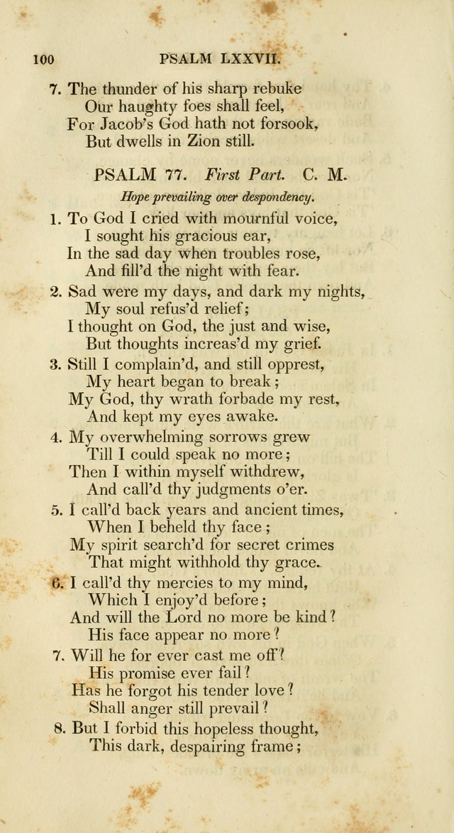 Psalms and Hymns, for the Use of the German Reformed Church, in the United States of America. (2nd ed.) page 103