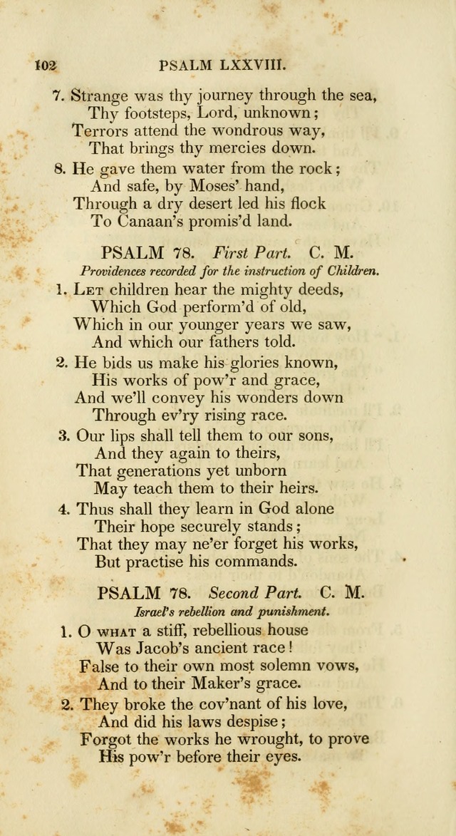 Psalms and Hymns, for the Use of the German Reformed Church, in the United States of America. (2nd ed.) page 105