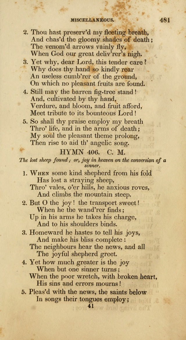 Psalms and Hymns, for the Use of the German Reformed Church, in the United States of America. (2nd ed.) page 484