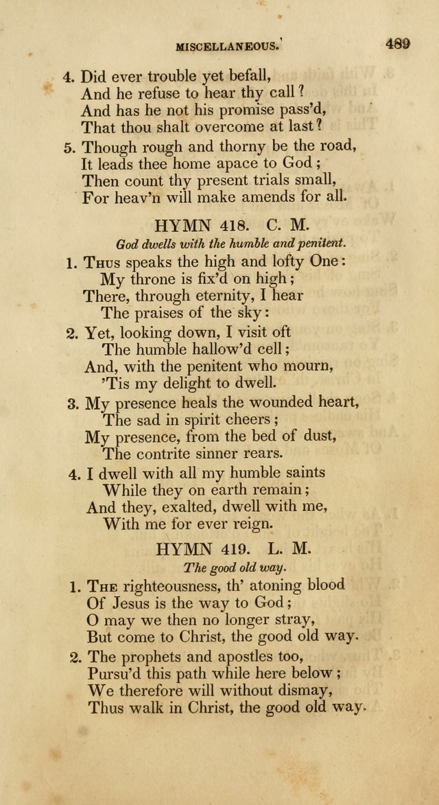 Psalms and Hymns, for the Use of the German Reformed Church, in the United States of America. (2nd ed.) page 492