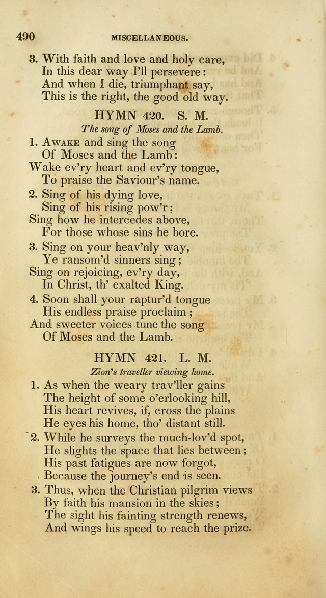 Psalms and Hymns, for the Use of the German Reformed Church, in the United States of America. (2nd ed.) page 493