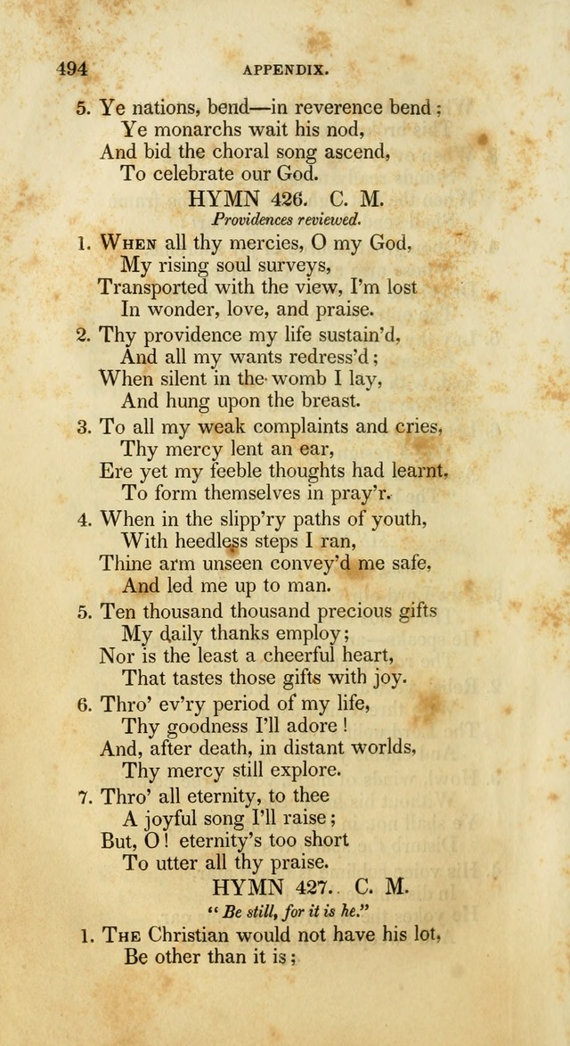 Psalms and Hymns, for the Use of the German Reformed Church, in the United States of America. (2nd ed.) page 497