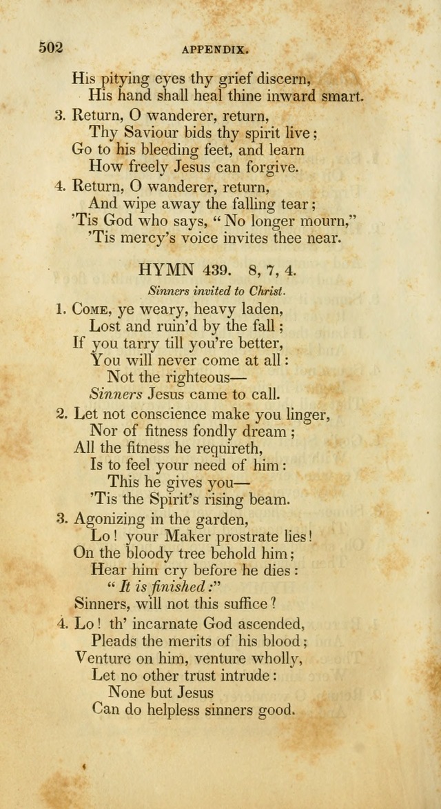 Psalms and Hymns, for the Use of the German Reformed Church, in the United States of America. (2nd ed.) page 505