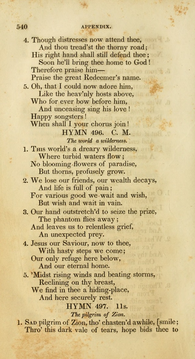 Psalms and Hymns, for the Use of the German Reformed Church, in the United States of America. (2nd ed.) page 543