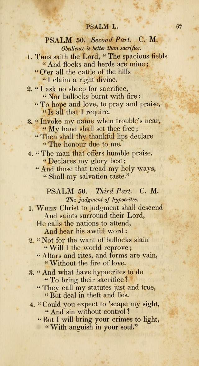 Psalms and Hymns, for the Use of the German Reformed Church, in the United States of America. (2nd ed.) page 70