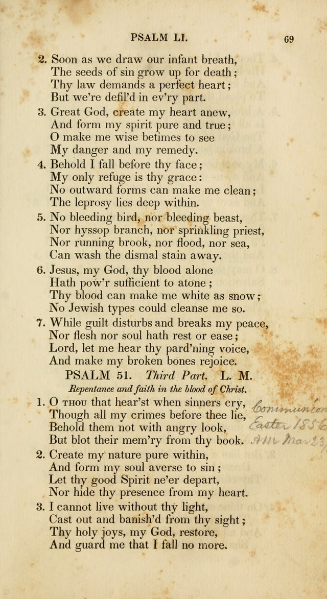 Psalms and Hymns, for the Use of the German Reformed Church, in the United States of America. (2nd ed.) page 72