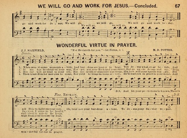 Precious Jewels: for Sabbath schools and praise meetings, and the home circle page 67