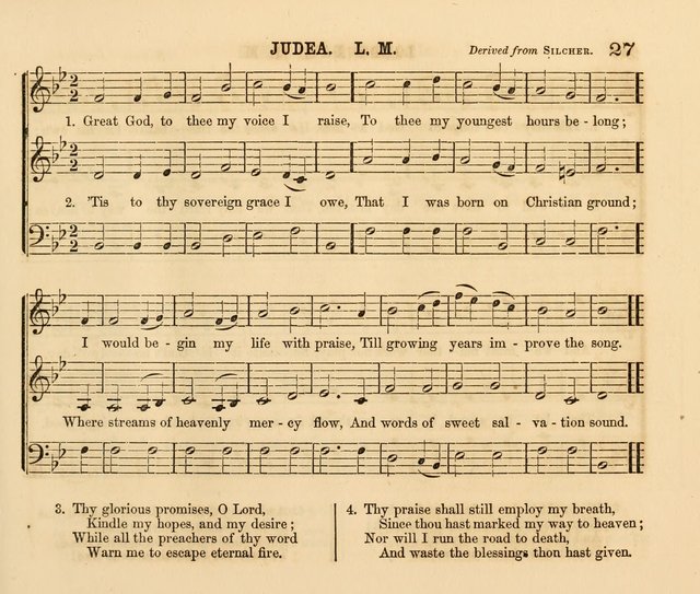 The Presbyterian Juvenile Psalmodist page 27