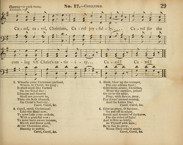 Palm Leaves: a collection of Sunday school tunes and carols for the use of the Protestant Episcopal Church page 29