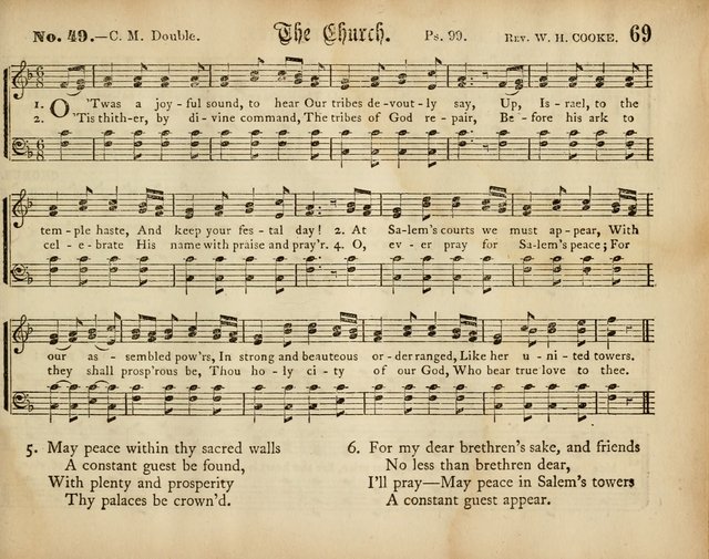 Palm Leaves: a collection of Sunday school tunes and carols for the use of the Protestant Episcopal Church page 69