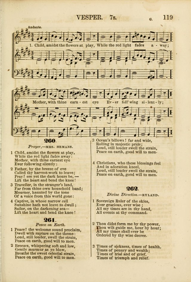 The Psalms of Life: A Compilation of Psalms, Hymns, Chants, Anthems, &c. Embodying the Spiritual, Progressive and Reformatory Sentiment of the Present Age page 119