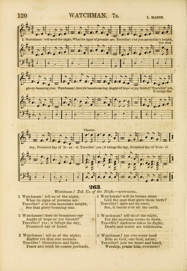 The Psalms of Life: A Compilation of Psalms, Hymns, Chants, Anthems, &c. Embodying the Spiritual, Progressive and Reformatory Sentiment of the Present Age page 120