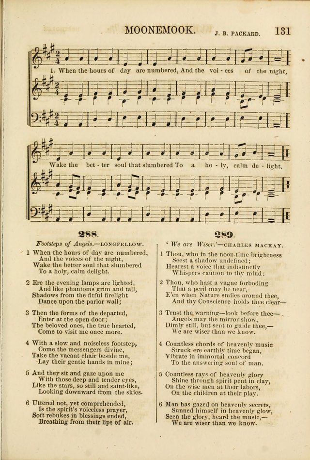 The Psalms of Life: A Compilation of Psalms, Hymns, Chants, Anthems, &c. Embodying the Spiritual, Progressive and Reformatory Sentiment of the Present Age page 131