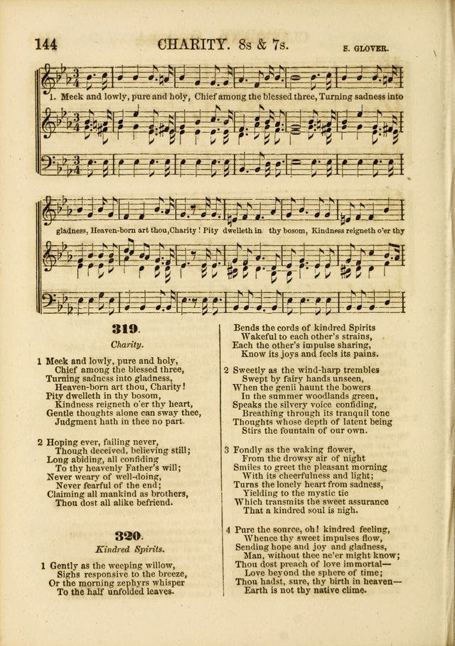 The Psalms of Life: A Compilation of Psalms, Hymns, Chants, Anthems, &c. Embodying the Spiritual, Progressive and Reformatory Sentiment of the Present Age page 144