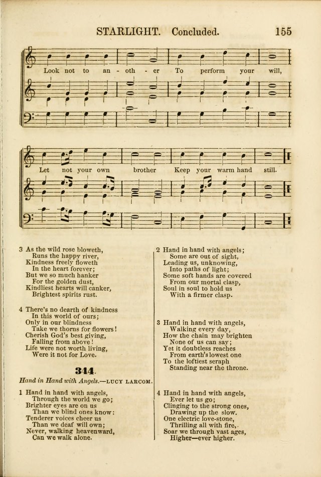 The Psalms of Life: A Compilation of Psalms, Hymns, Chants, Anthems, &c. Embodying the Spiritual, Progressive and Reformatory Sentiment of the Present Age page 155