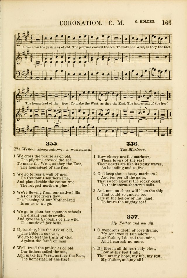 The Psalms of Life: A Compilation of Psalms, Hymns, Chants, Anthems, &c. Embodying the Spiritual, Progressive and Reformatory Sentiment of the Present Age page 163