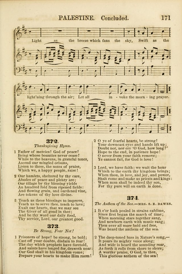 The Psalms of Life: A Compilation of Psalms, Hymns, Chants, Anthems, &c. Embodying the Spiritual, Progressive and Reformatory Sentiment of the Present Age page 171