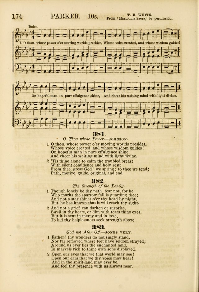 The Psalms of Life: A Compilation of Psalms, Hymns, Chants, Anthems, &c. Embodying the Spiritual, Progressive and Reformatory Sentiment of the Present Age page 174