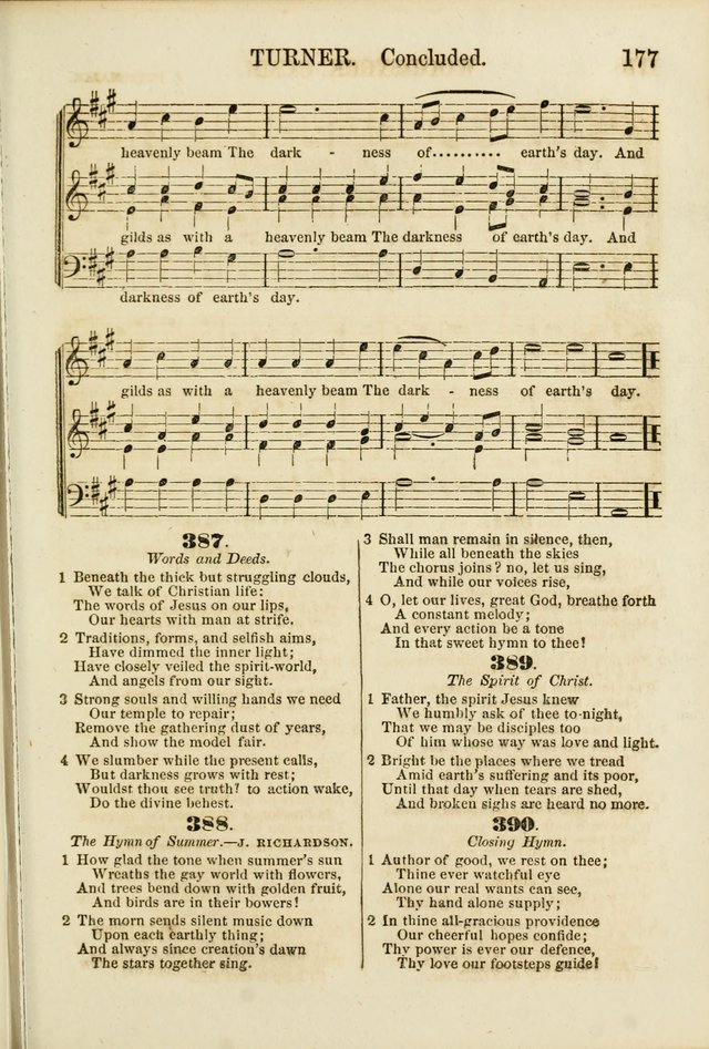 The Psalms of Life: A Compilation of Psalms, Hymns, Chants, Anthems, &c. Embodying the Spiritual, Progressive and Reformatory Sentiment of the Present Age page 177