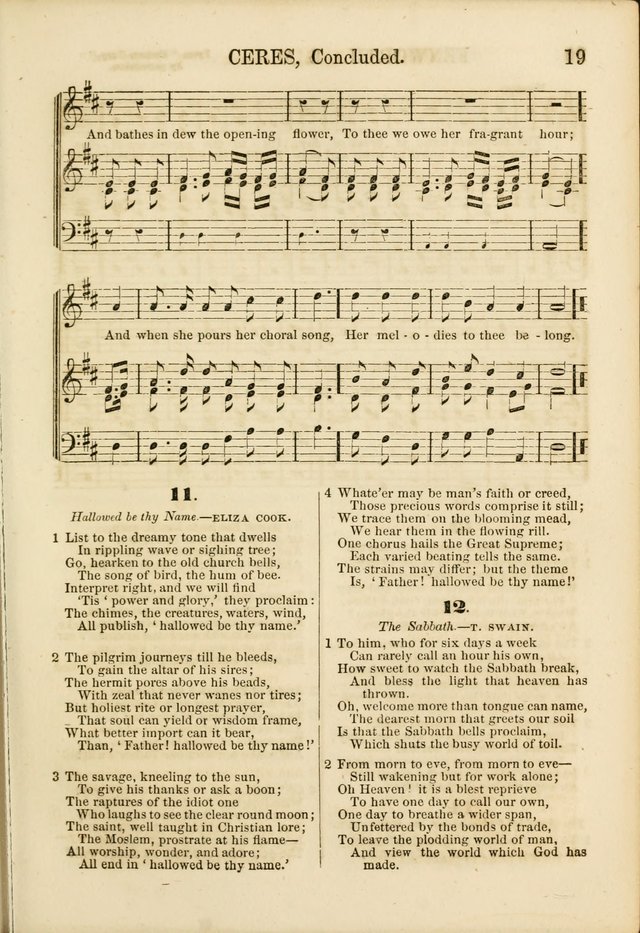 The Psalms of Life: A Compilation of Psalms, Hymns, Chants, Anthems, &c. Embodying the Spiritual, Progressive and Reformatory Sentiment of the Present Age page 19