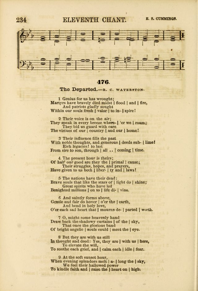 The Psalms of Life: A Compilation of Psalms, Hymns, Chants, Anthems, &c. Embodying the Spiritual, Progressive and Reformatory Sentiment of the Present Age page 234