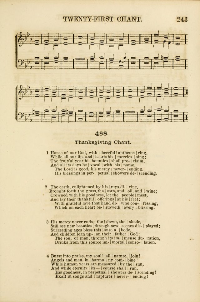 The Psalms of Life: A Compilation of Psalms, Hymns, Chants, Anthems, &c. Embodying the Spiritual, Progressive and Reformatory Sentiment of the Present Age page 243