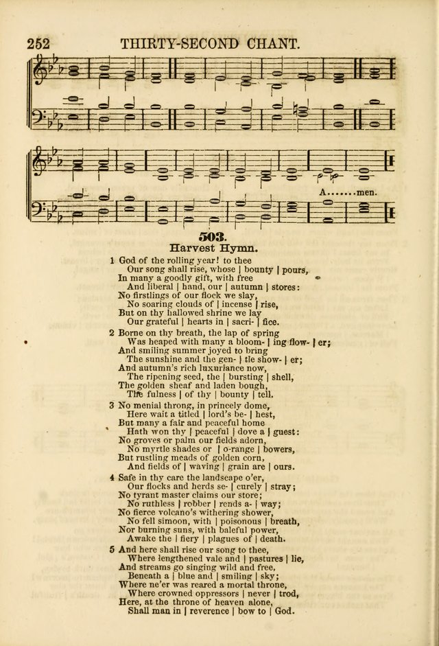 The Psalms of Life: A Compilation of Psalms, Hymns, Chants, Anthems, &c. Embodying the Spiritual, Progressive and Reformatory Sentiment of the Present Age page 252