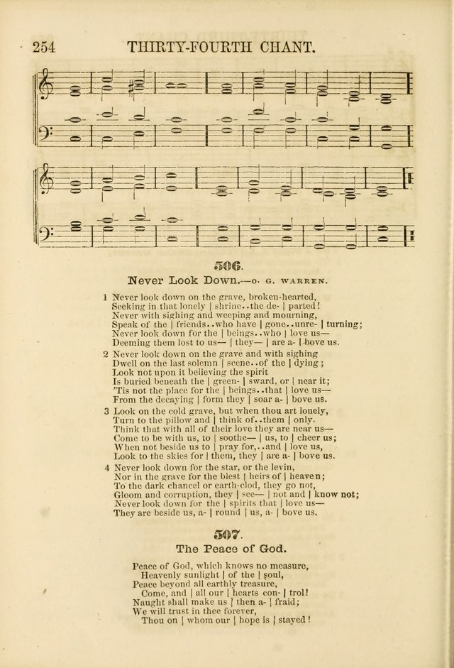 The Psalms of Life: A Compilation of Psalms, Hymns, Chants, Anthems, &c. Embodying the Spiritual, Progressive and Reformatory Sentiment of the Present Age page 254