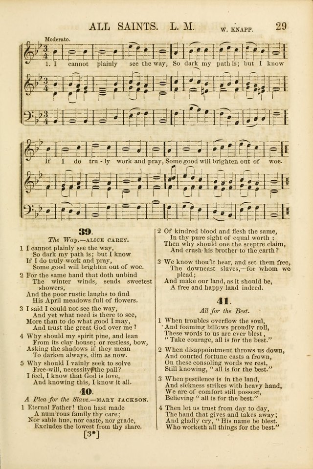 The Psalms of Life: A Compilation of Psalms, Hymns, Chants, Anthems, &c. Embodying the Spiritual, Progressive and Reformatory Sentiment of the Present Age page 29