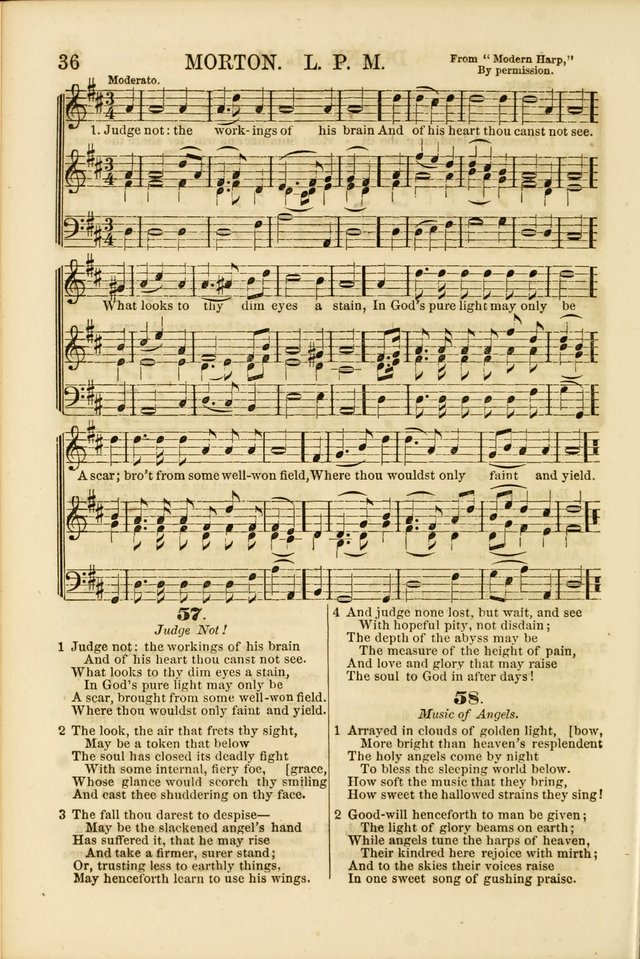 The Psalms of Life: A Compilation of Psalms, Hymns, Chants, Anthems, &c. Embodying the Spiritual, Progressive and Reformatory Sentiment of the Present Age page 36