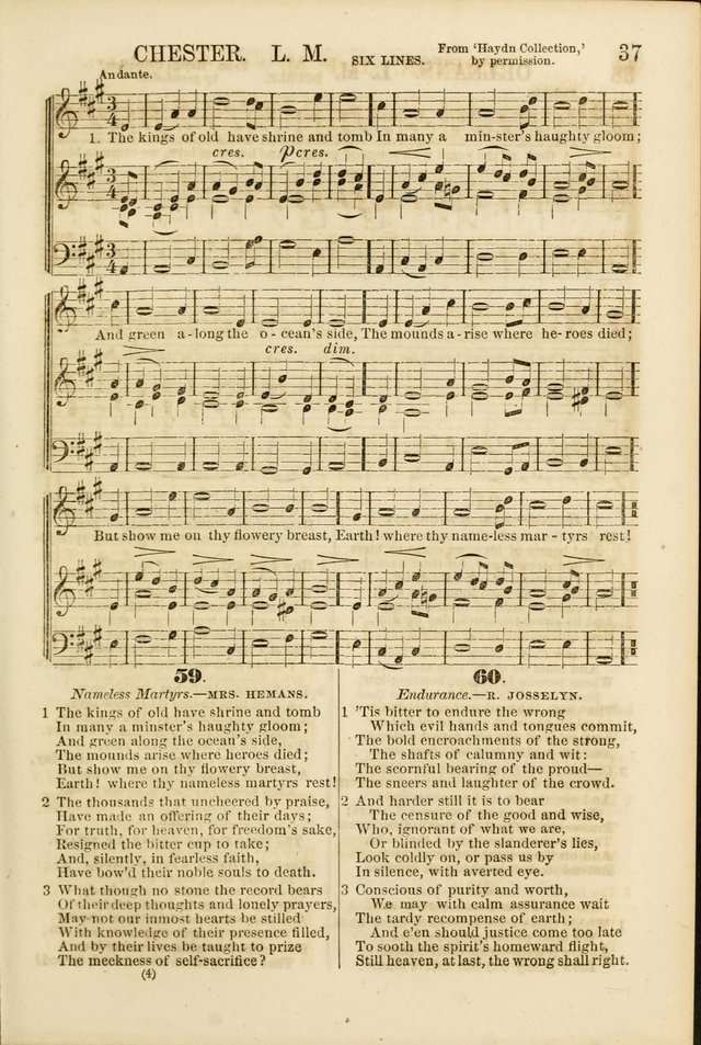 The Psalms of Life: A Compilation of Psalms, Hymns, Chants, Anthems, &c. Embodying the Spiritual, Progressive and Reformatory Sentiment of the Present Age page 37