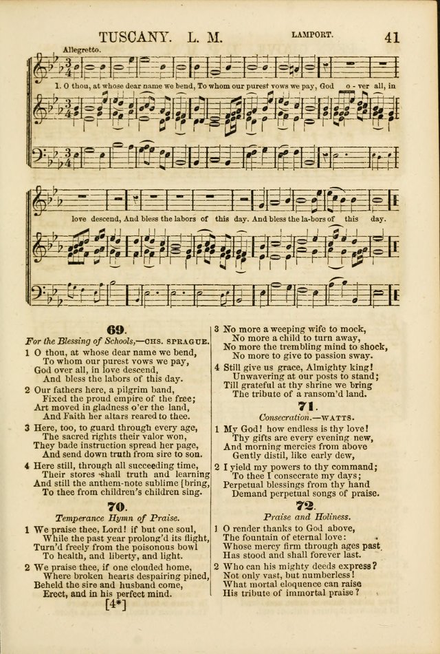 The Psalms of Life: A Compilation of Psalms, Hymns, Chants, Anthems, &c. Embodying the Spiritual, Progressive and Reformatory Sentiment of the Present Age page 41