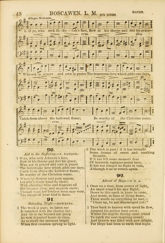 The Psalms of Life: A Compilation of Psalms, Hymns, Chants, Anthems, &c. Embodying the Spiritual, Progressive and Reformatory Sentiment of the Present Age page 48