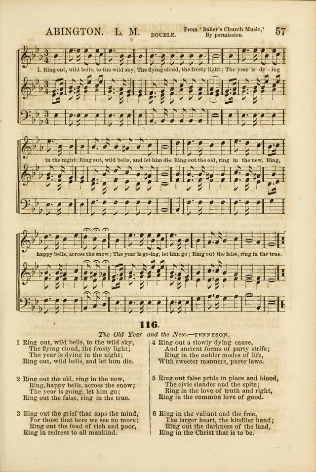 The Psalms of Life: A Compilation of Psalms, Hymns, Chants, Anthems, &c. Embodying the Spiritual, Progressive and Reformatory Sentiment of the Present Age page 57