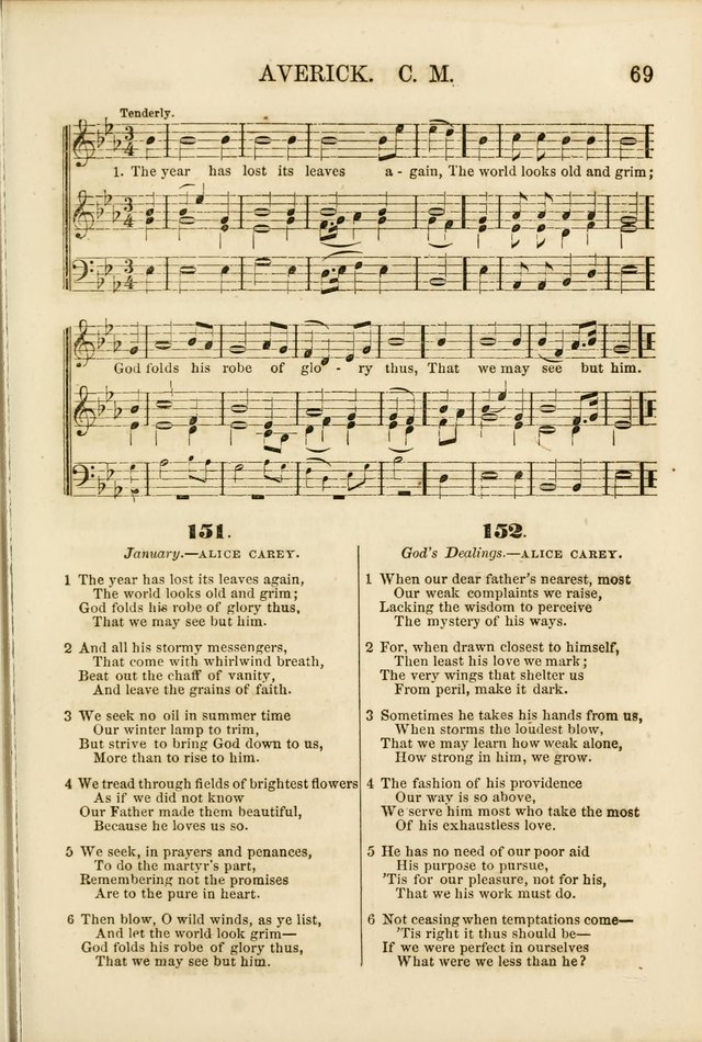 The Psalms of Life: A Compilation of Psalms, Hymns, Chants, Anthems, &c. Embodying the Spiritual, Progressive and Reformatory Sentiment of the Present Age page 69