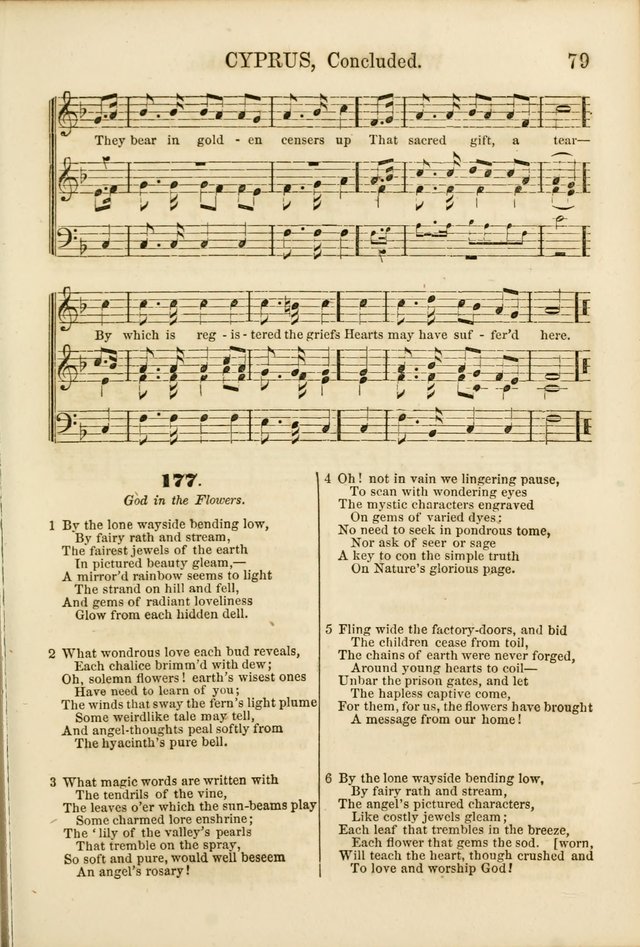 The Psalms of Life: A Compilation of Psalms, Hymns, Chants, Anthems, &c. Embodying the Spiritual, Progressive and Reformatory Sentiment of the Present Age page 79