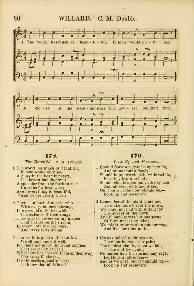 The Psalms of Life: A Compilation of Psalms, Hymns, Chants, Anthems, &c. Embodying the Spiritual, Progressive and Reformatory Sentiment of the Present Age page 80