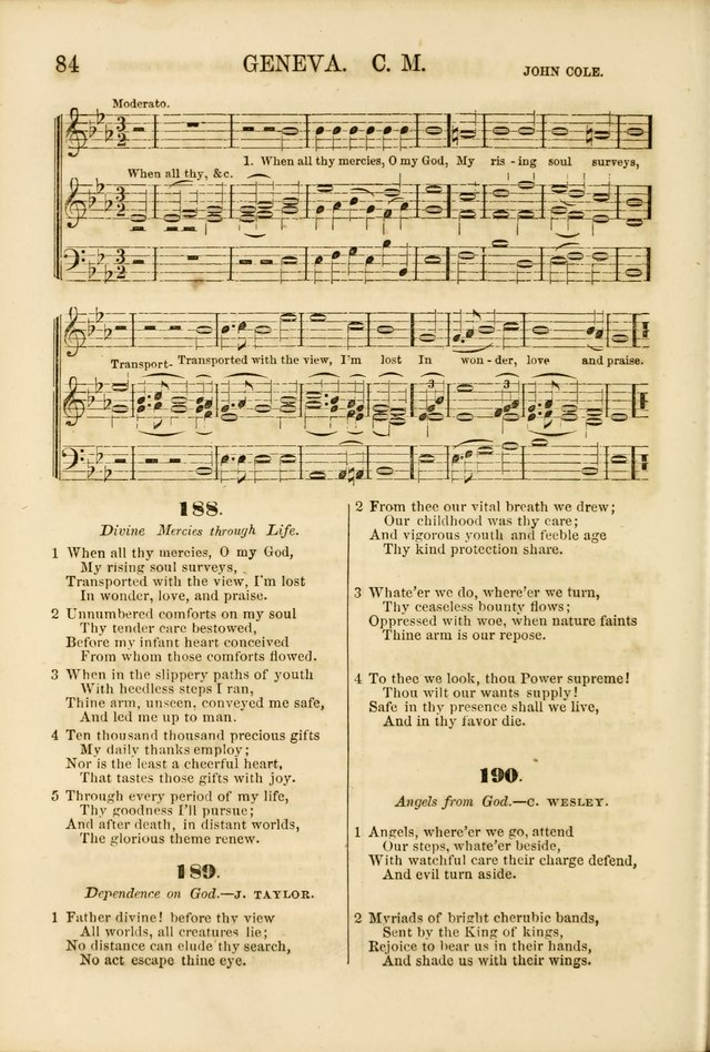 The Psalms of Life: A Compilation of Psalms, Hymns, Chants, Anthems, &c. Embodying the Spiritual, Progressive and Reformatory Sentiment of the Present Age page 84