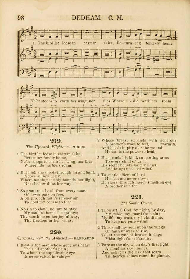 The Psalms of Life: A Compilation of Psalms, Hymns, Chants, Anthems, &c. Embodying the Spiritual, Progressive and Reformatory Sentiment of the Present Age page 98