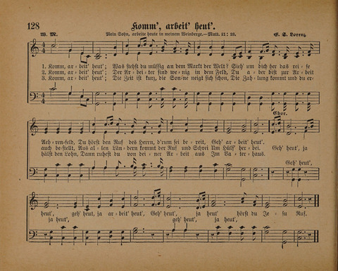 Pilger Lieder: für die Sonntagschule, Erbauungsstunde, Familie, u.s.w. page 128