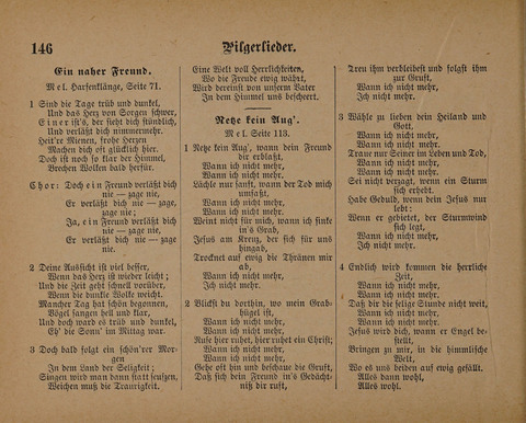 Pilger Lieder: für die Sonntagschule, Erbauungsstunde, Familie, u.s.w. page 146