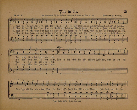 Pilger Lieder: für die Sonntagschule, Erbauungsstunde, Familie, u.s.w. page 31