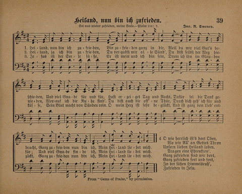 Pilger Lieder: für die Sonntagschule, Erbauungsstunde, Familie, u.s.w. page 39