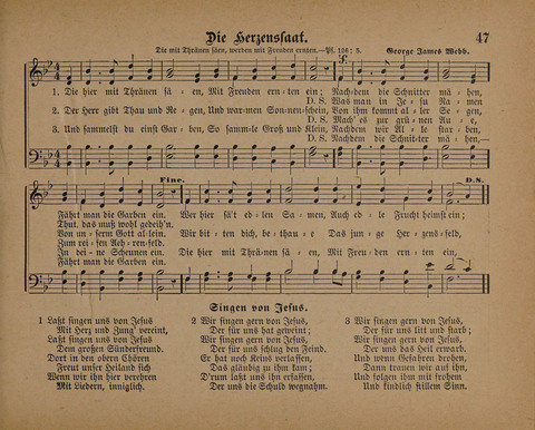Pilger Lieder: für die Sonntagschule, Erbauungsstunde, Familie, u.s.w. page 47